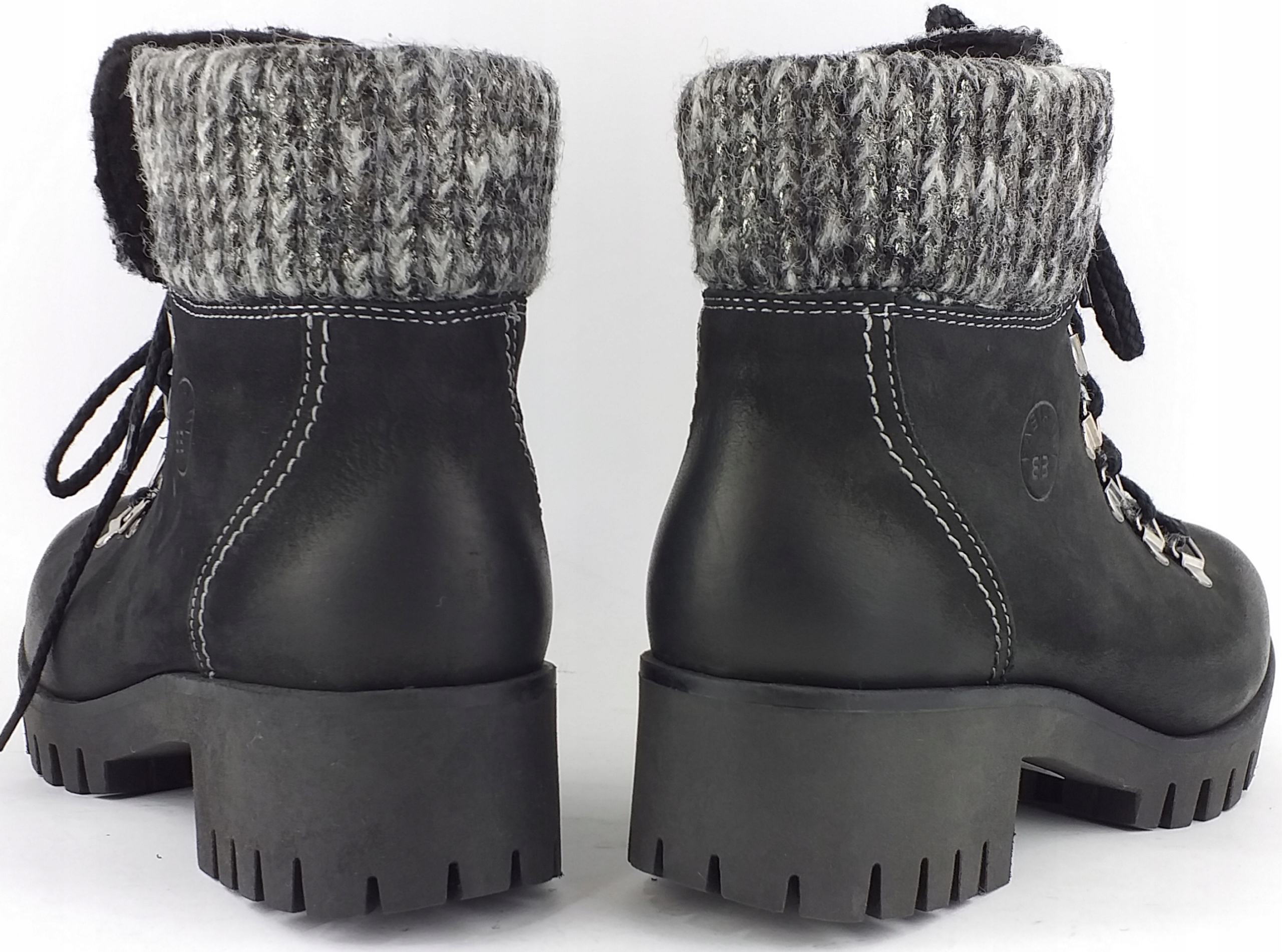 BEST BUT OBUWIE POLSKIE SKÓRZANE TRAPERY ZIMOWE 41 Rozmiar 41