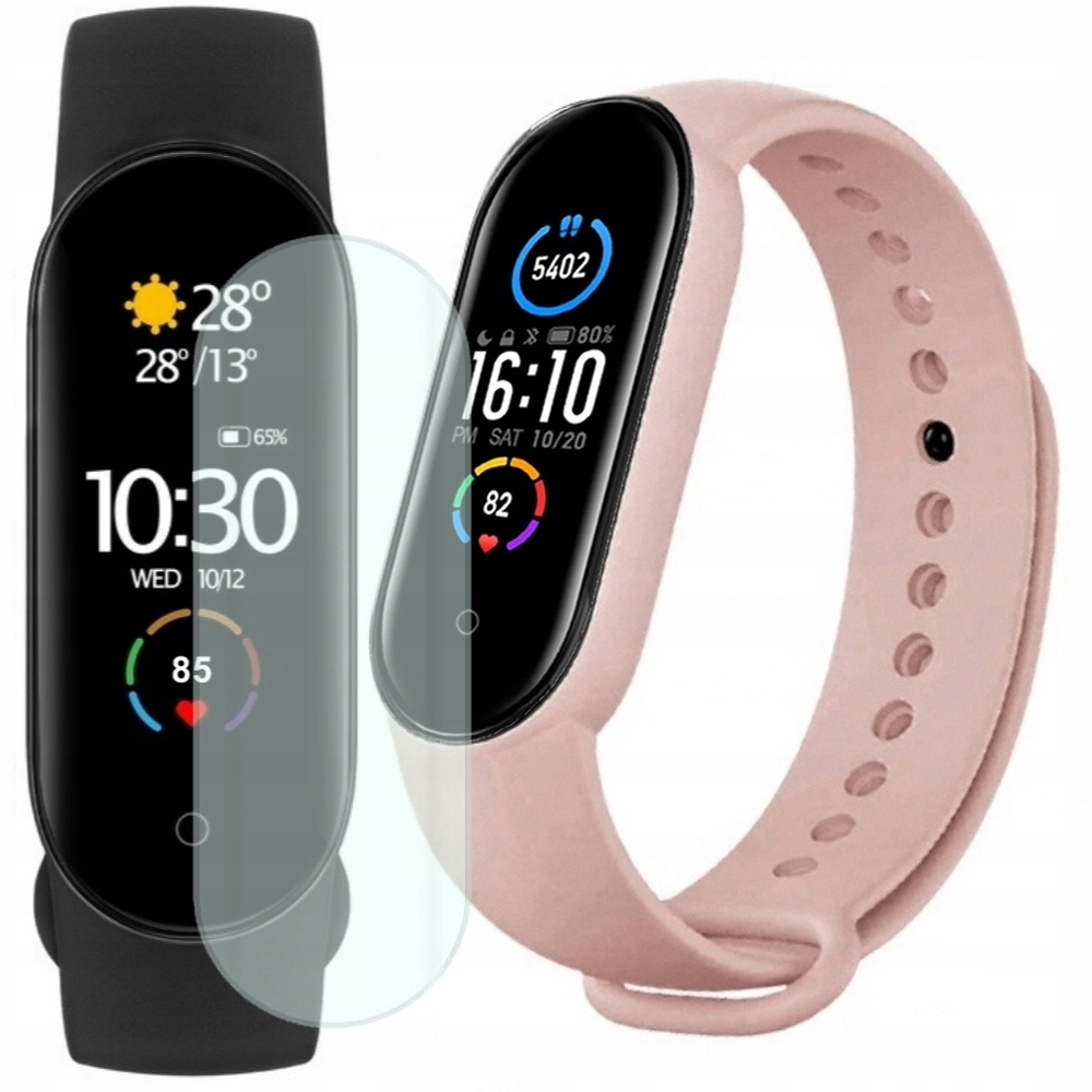 

Xiaomi MI Band 5 Opaska Folia Kolorowy Pasek