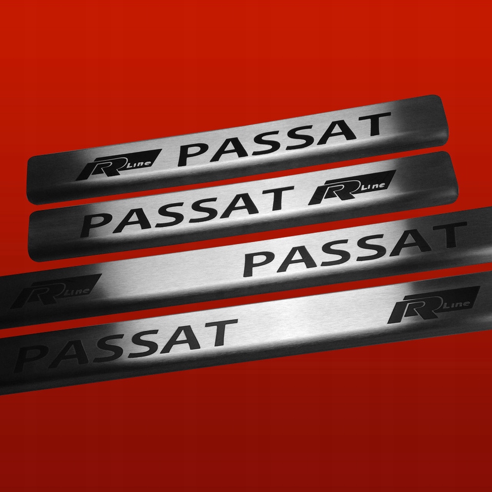 VOLKSWAGEN PASSAT B8 Nakładki progowe PASSAT RLINE 304 stal nierdzewna Napi
