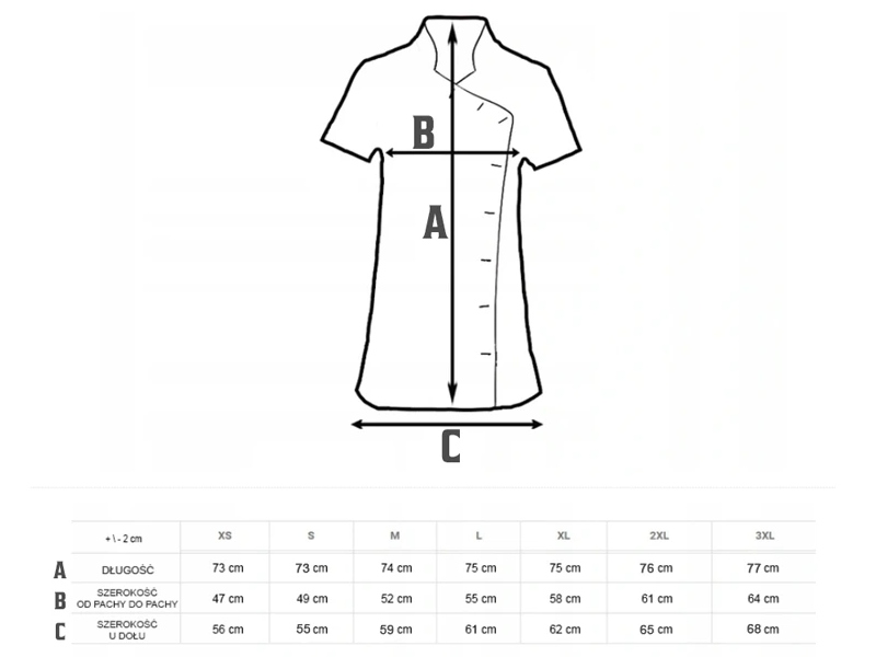 Tunika Fartuch Kosmetyczny Fryzjerski Medyczny L Marka Premier