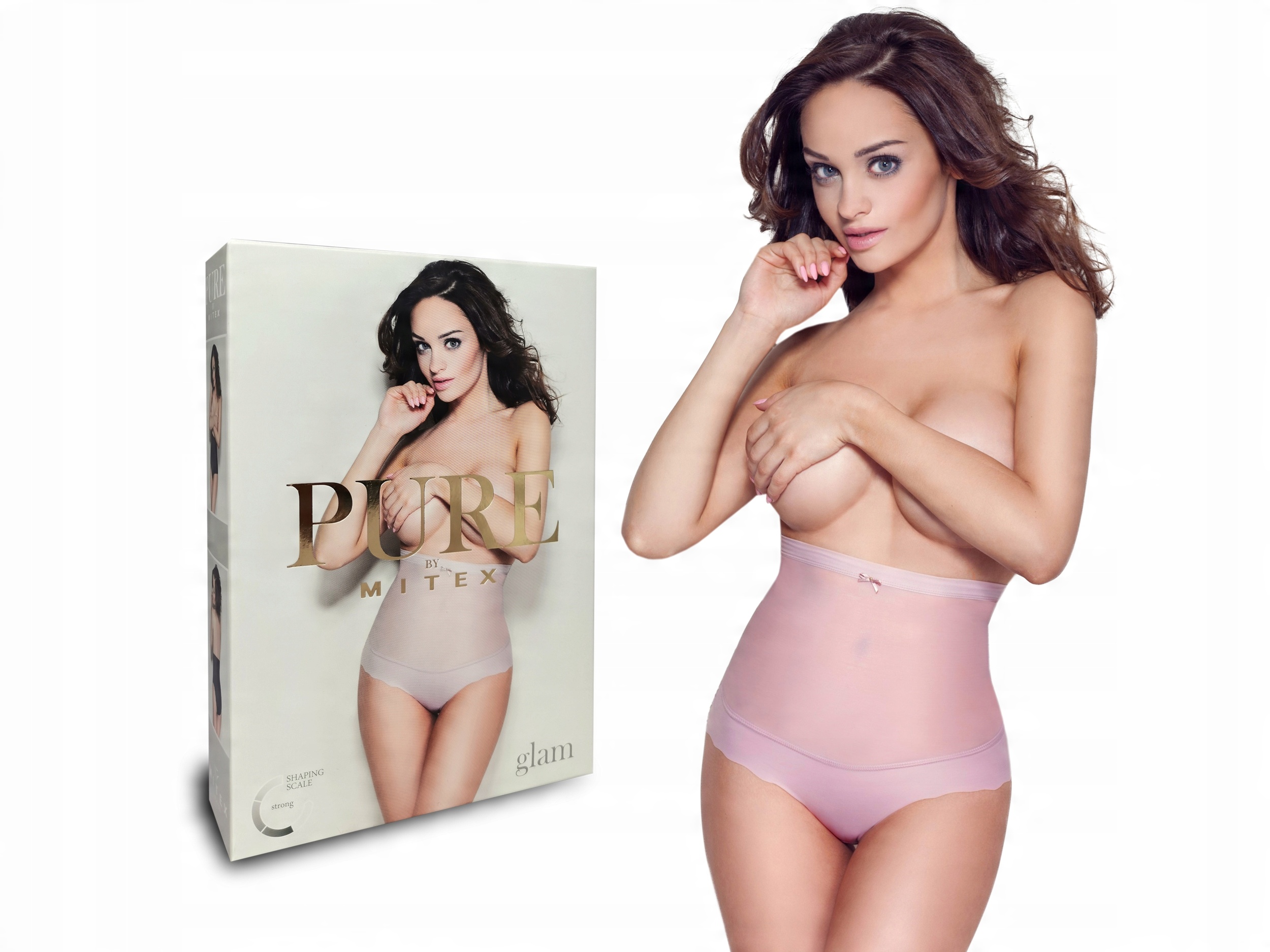 

figi Mitex Pure Glam różowe , bawełna , M