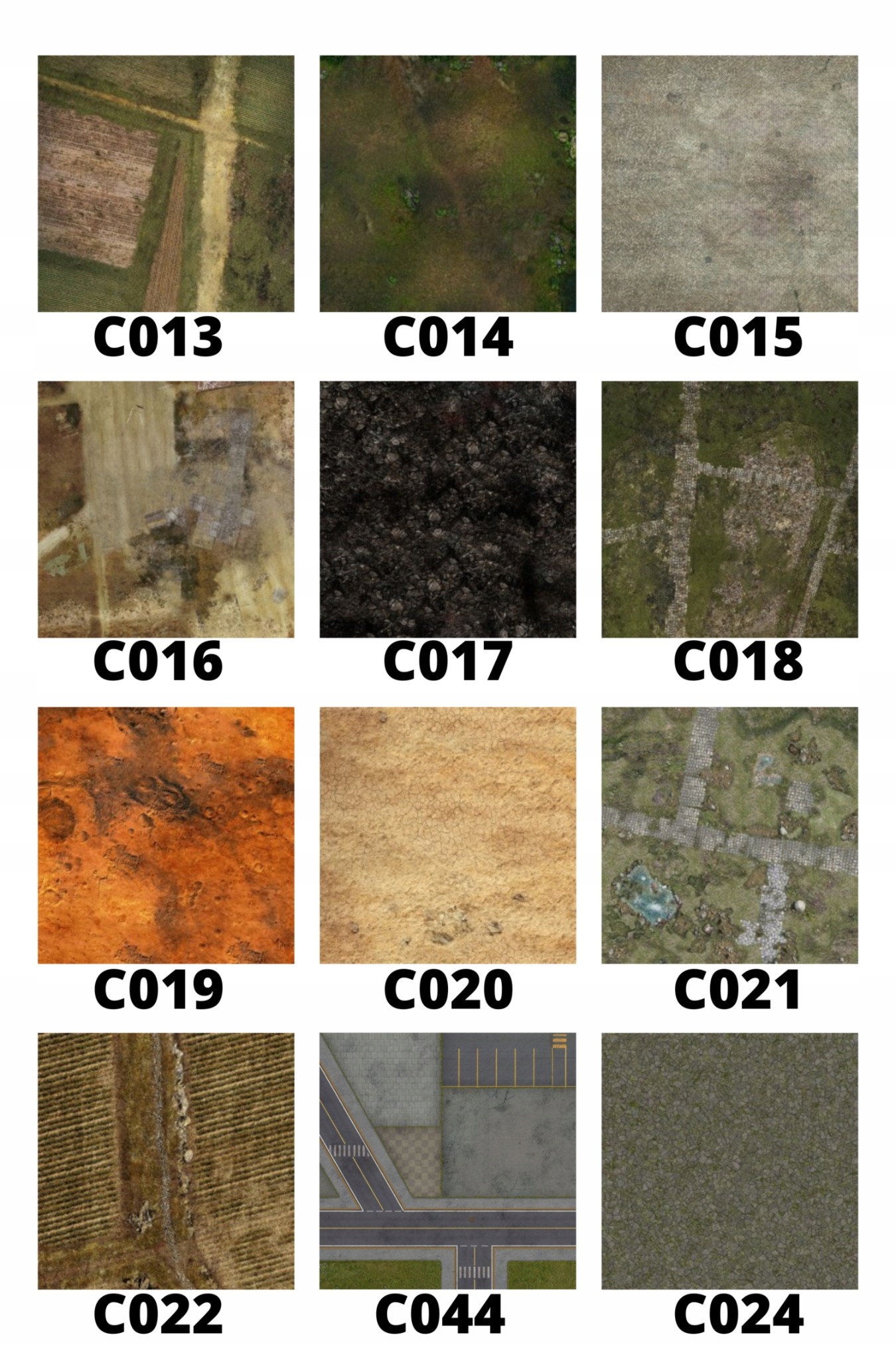 MATA JEDNOSTRONNA GUMOWA RPG 42 WZORY 122 x 122 CM Szerokość 1220 mm