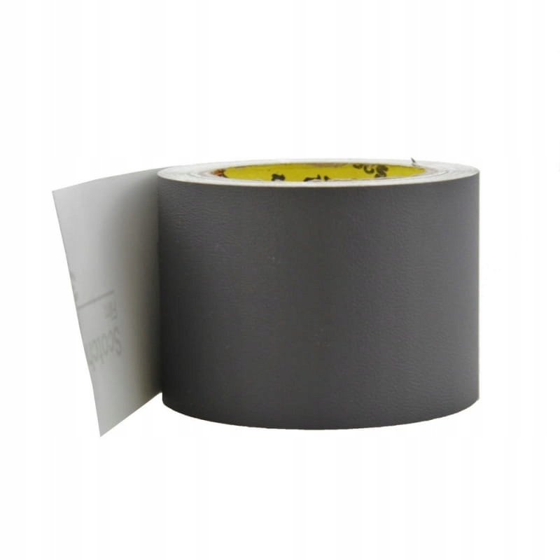 Folia czarna strukturalna F506 3M na słupki/progi 80 mm x 25 m