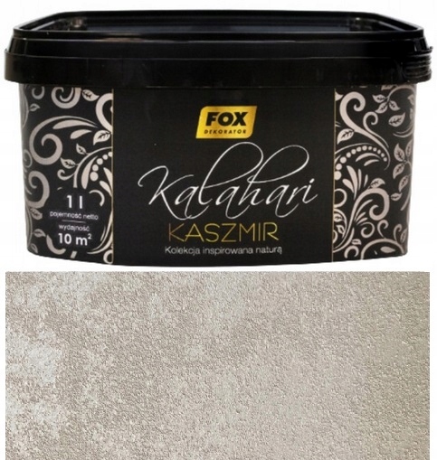 Fox Dekorator Kaszmir Farba Dekoracyjna Strukturalna Karmelowy 0003 1L