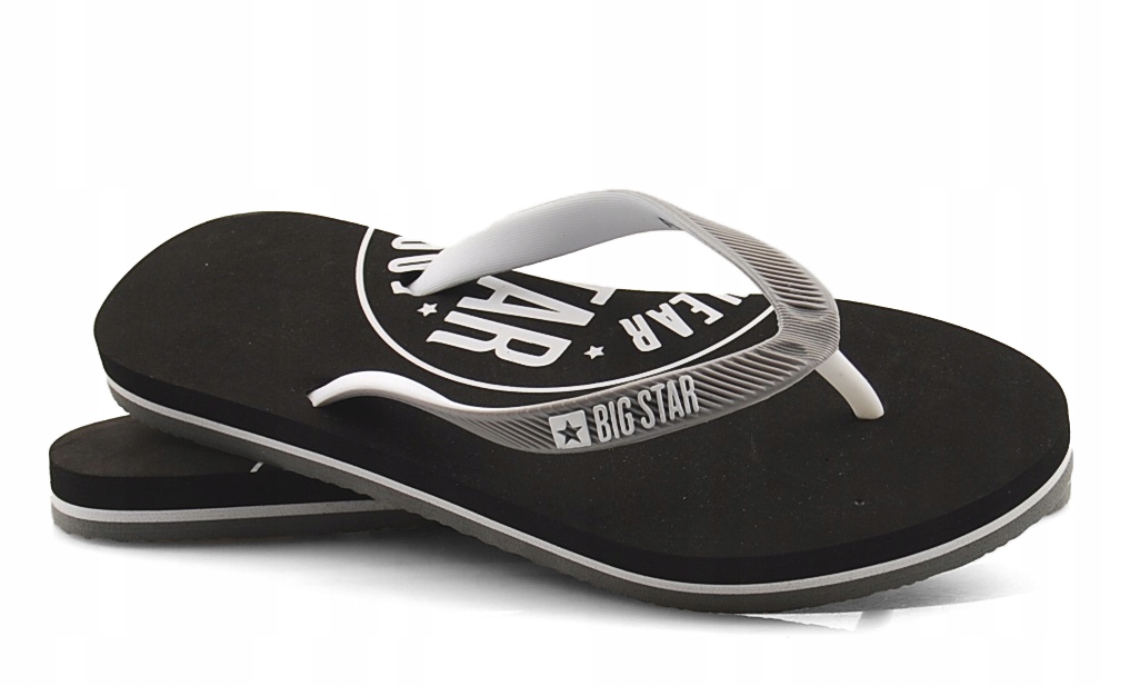 

Big Star FF274A2998 Czarne Japonki Szare r.38