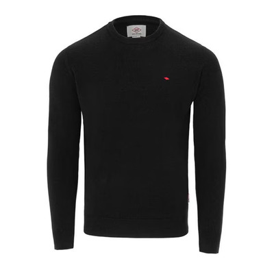 Lee Cooper pánský svetr, černý, dlouhý rukáv, kulatý výstřih, Velikost XXL