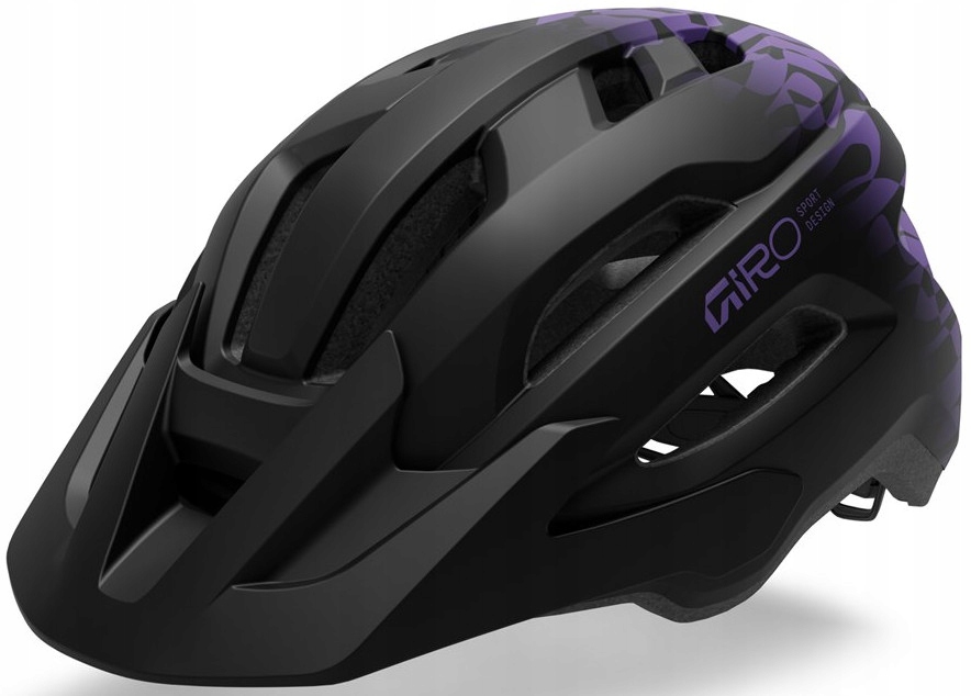 Cyklistická helma Giro Fixture II matná černá/fialová rush Uni 54-61 cm Mtb Am