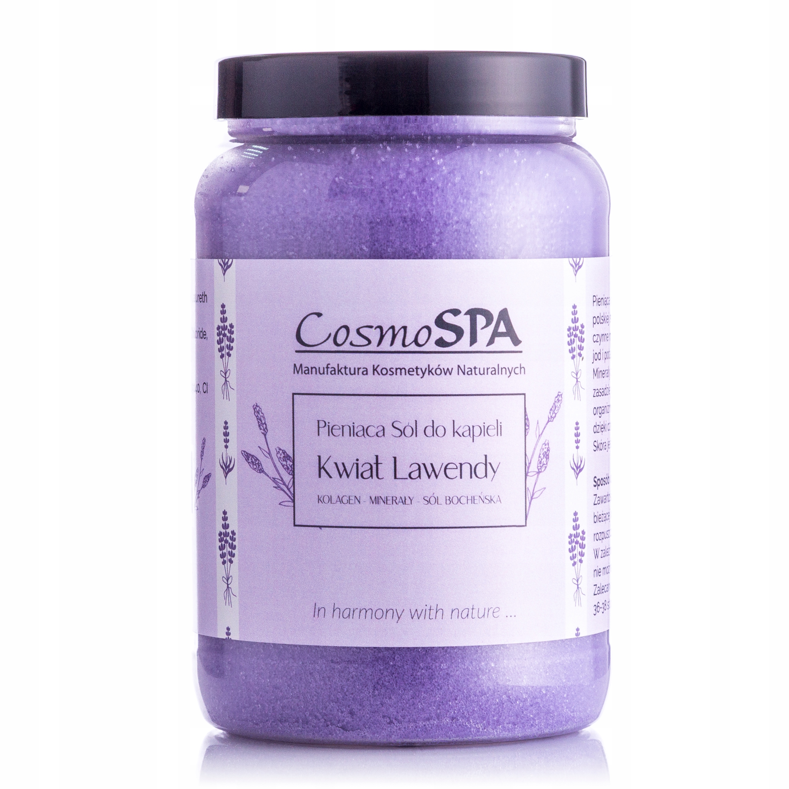 UZDROWISKOWA SÓL DO KĄPIELI Z KOLAGENEM LAWENDOWA
