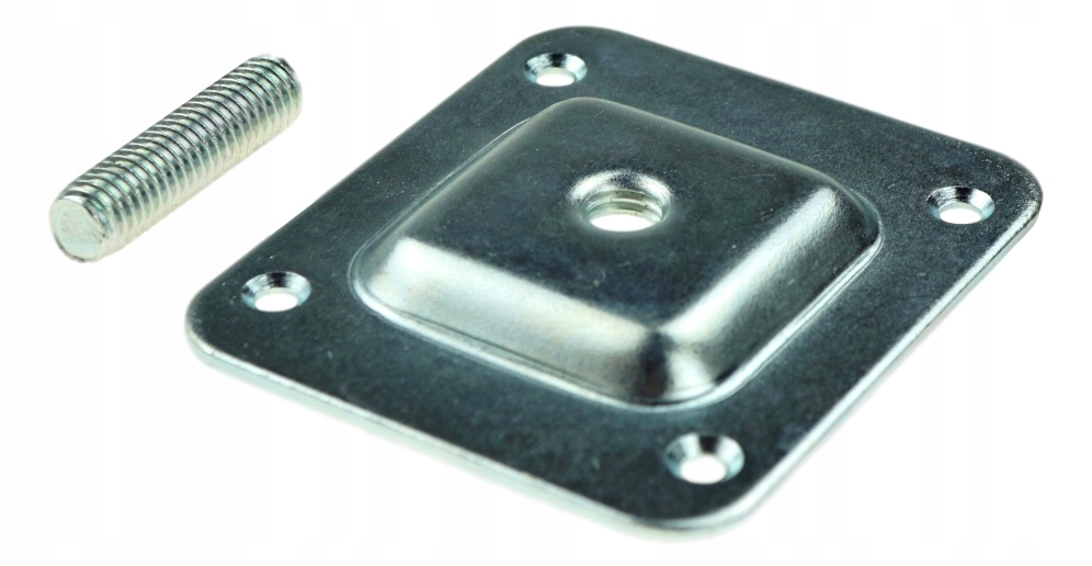 4x Nóżki 8cm drewniane do mebli buk biała skośna Model 8 CM