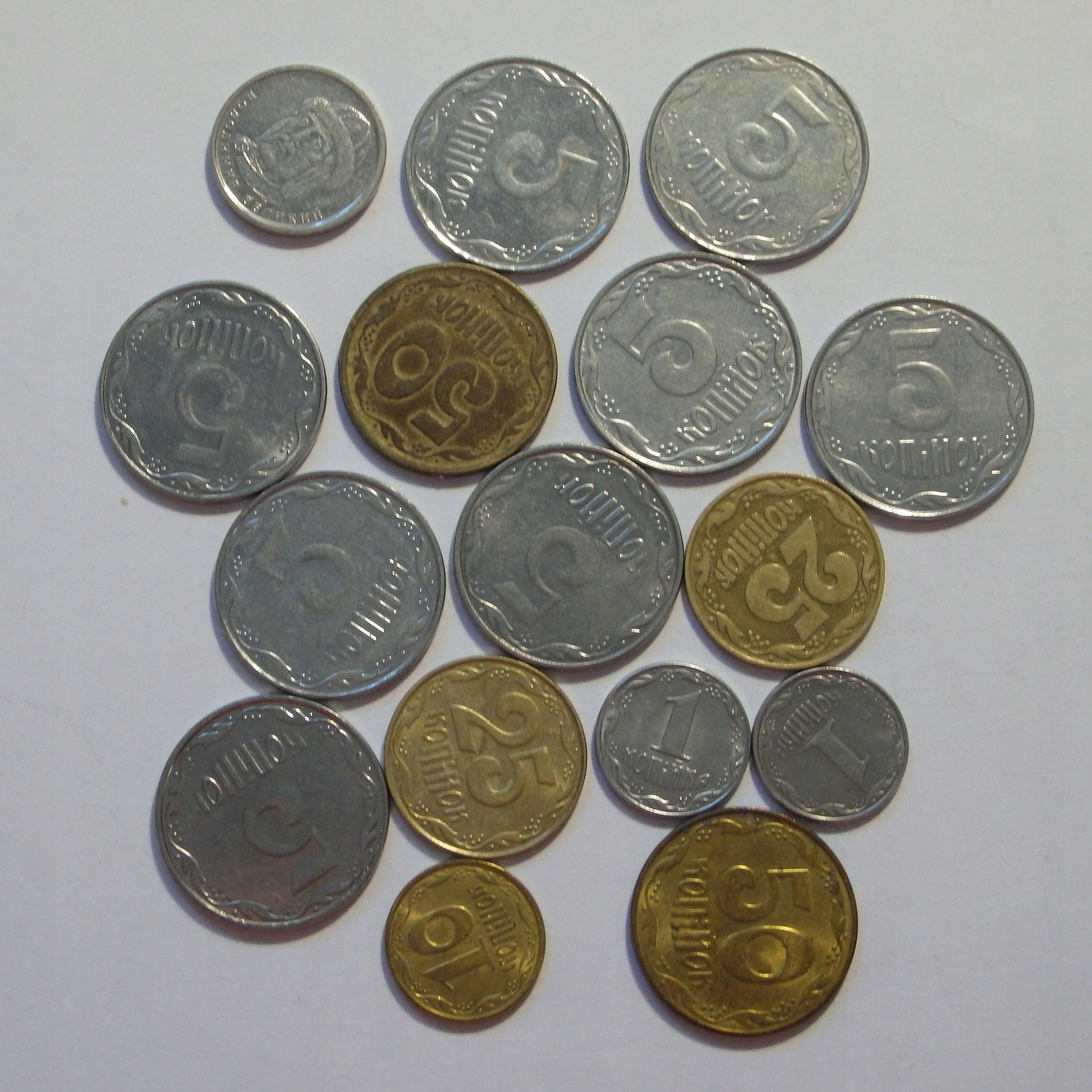 Zestaw monet Ukraina, M347