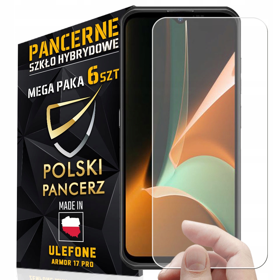 

6PACK Elastyczne Szkło Do Ulefone Armor 17 Pro