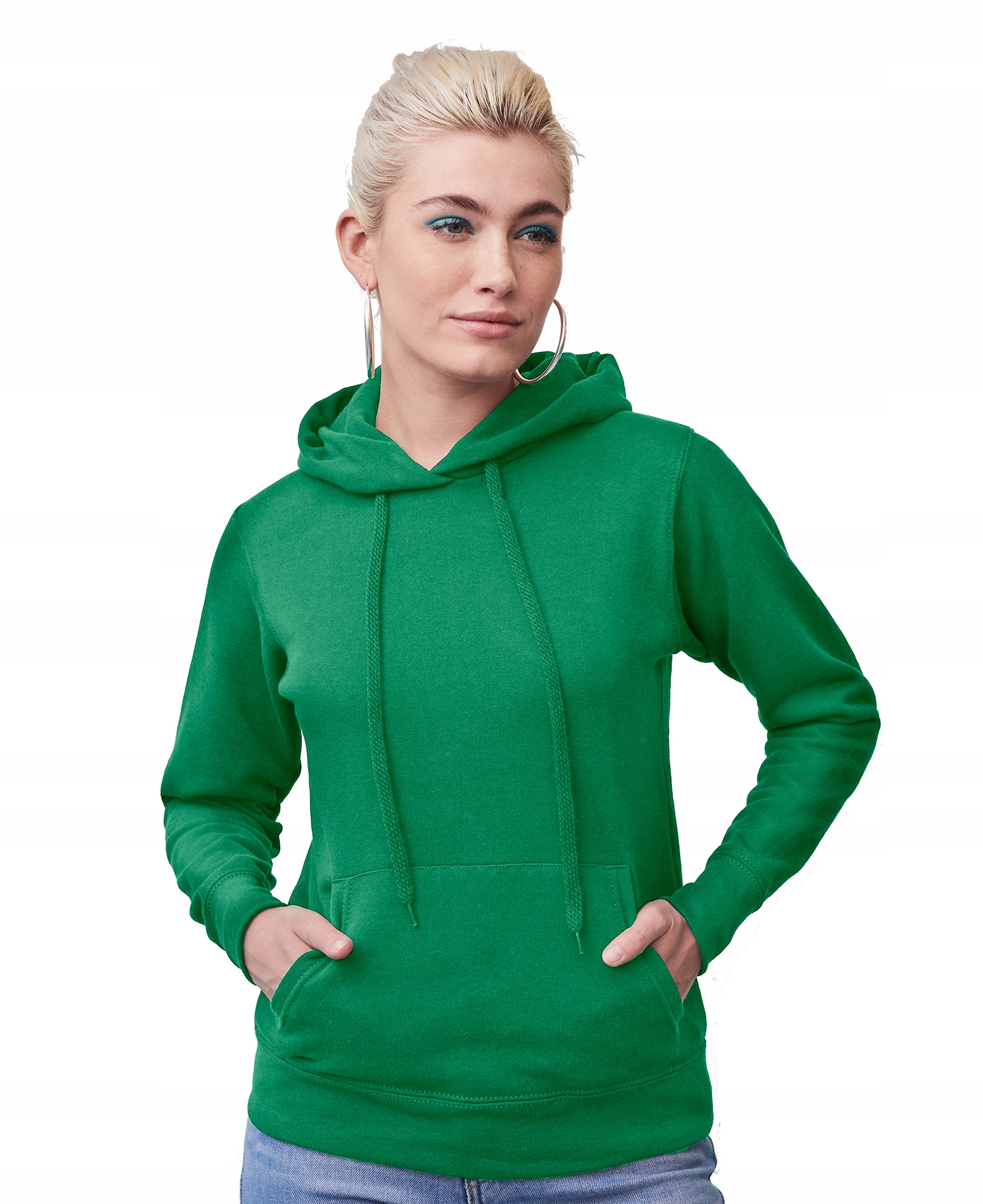 

Bluza z kapturem damska Fruit Classic, zielony XXL