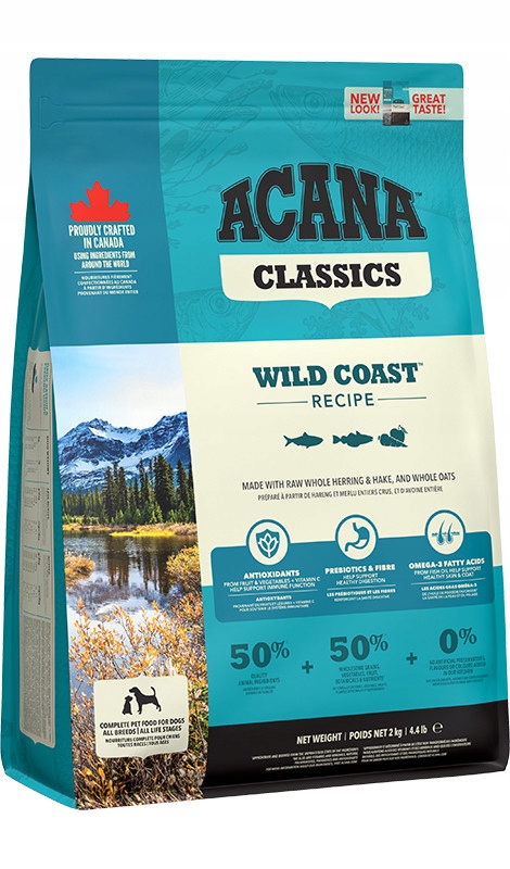 Acana Classics Wild Coast pełnowartościowa karma dla psa 2 kg
