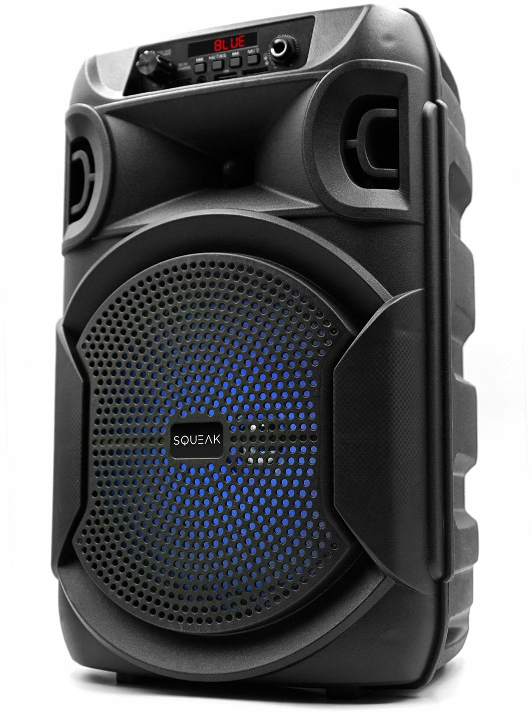 Mobilní Reproduktor Squeak SQ1006 35W Bt 5.3 Tws Rádio Fm Karaoke Černý
