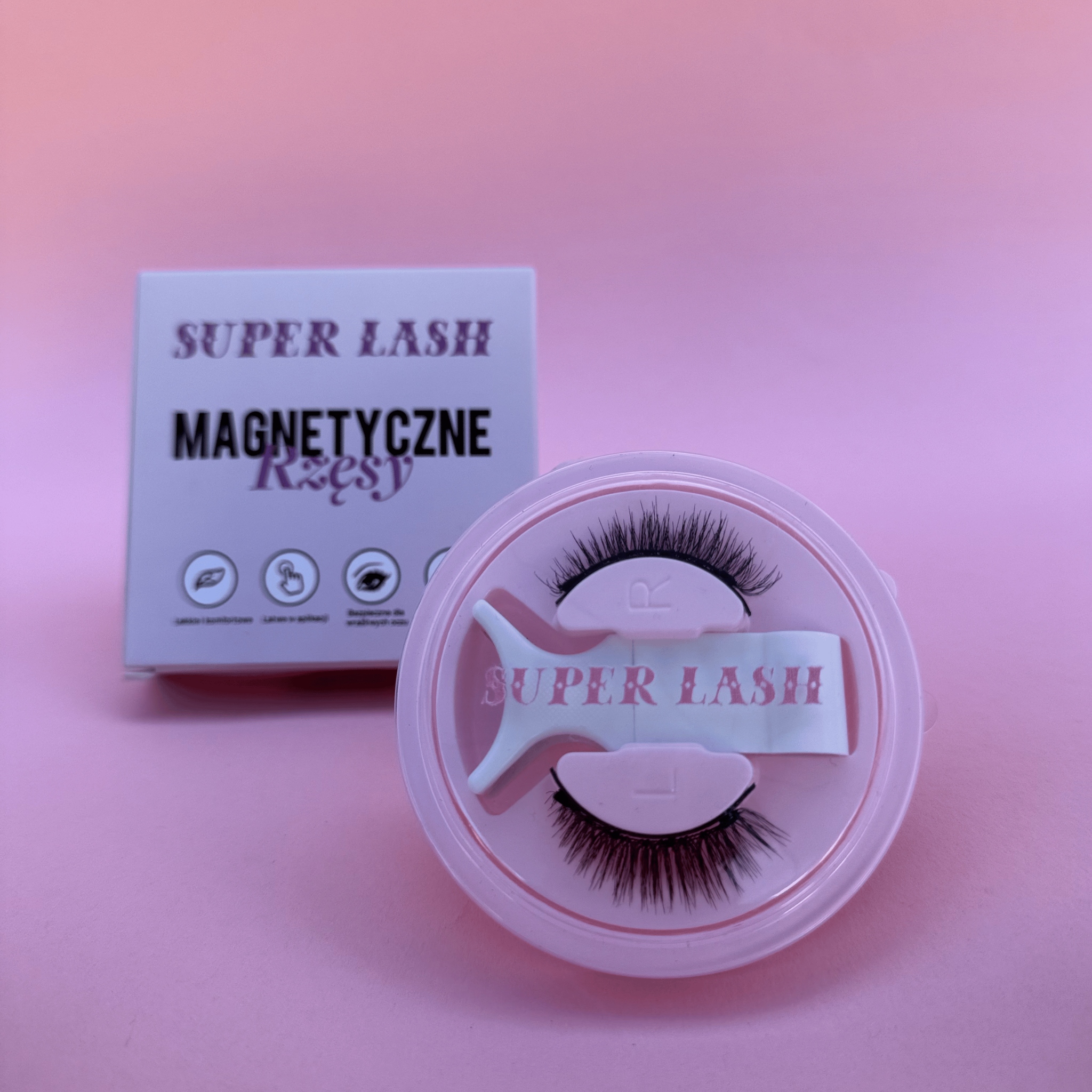 Magnetyczne Rzęsy Superlash Naturalne + Aplikator GRATIS!