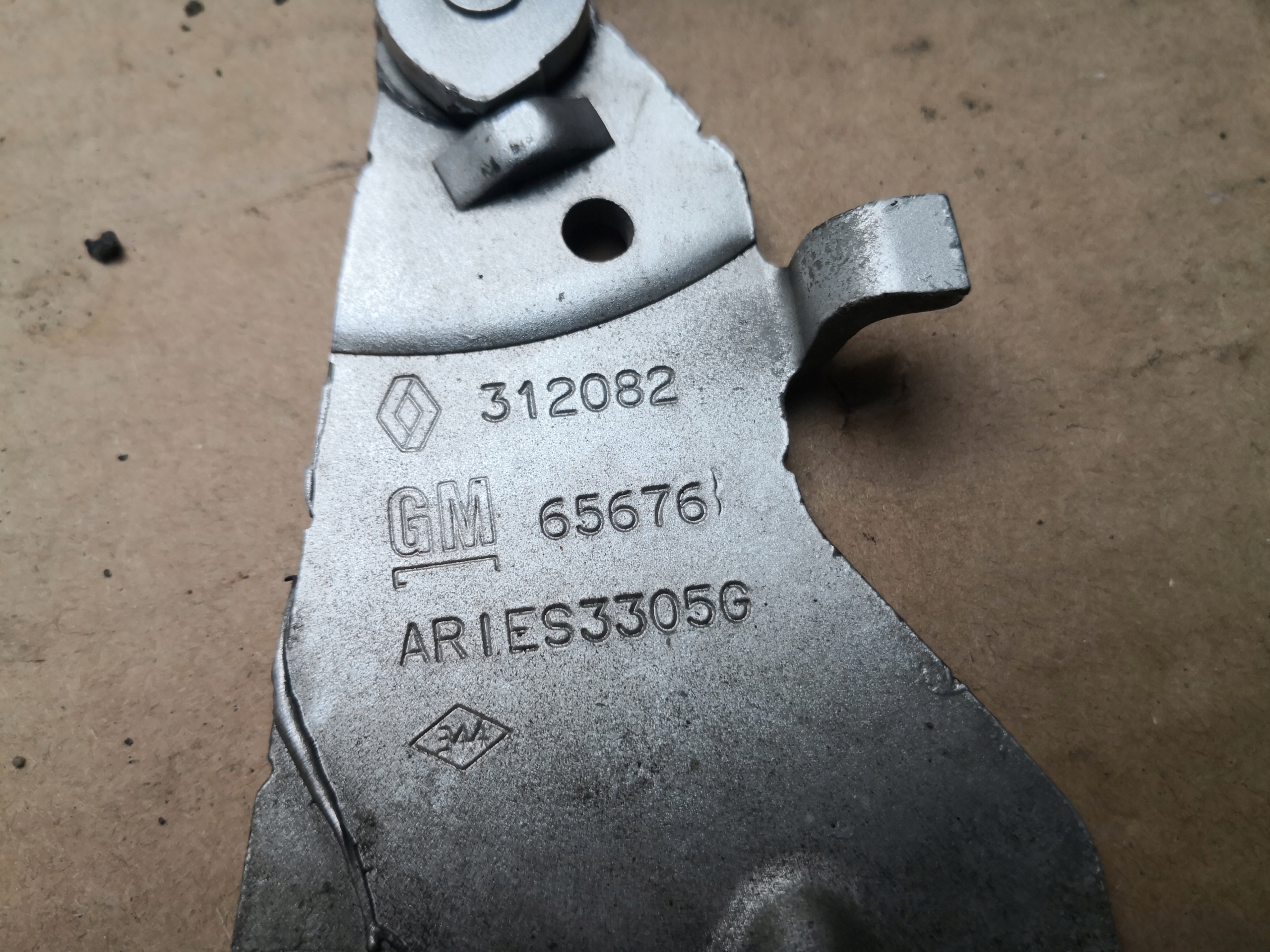 hinge bonnet hinges RENAULT TRAFIC 312083 312082