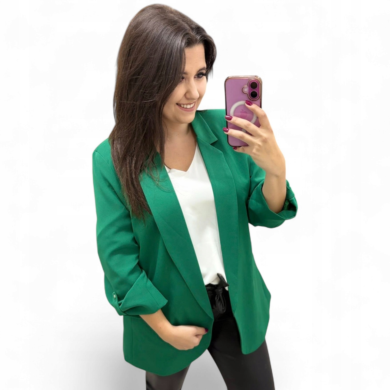 Sako elegantní sako Adika, velikost 50, zelené