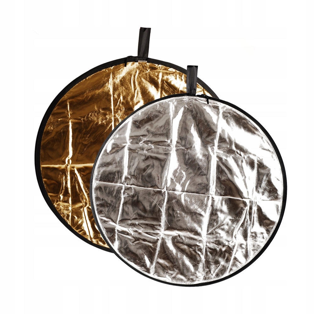 

Blenda 2-w-1 srebrno-złota 80cm okrągła reflektor