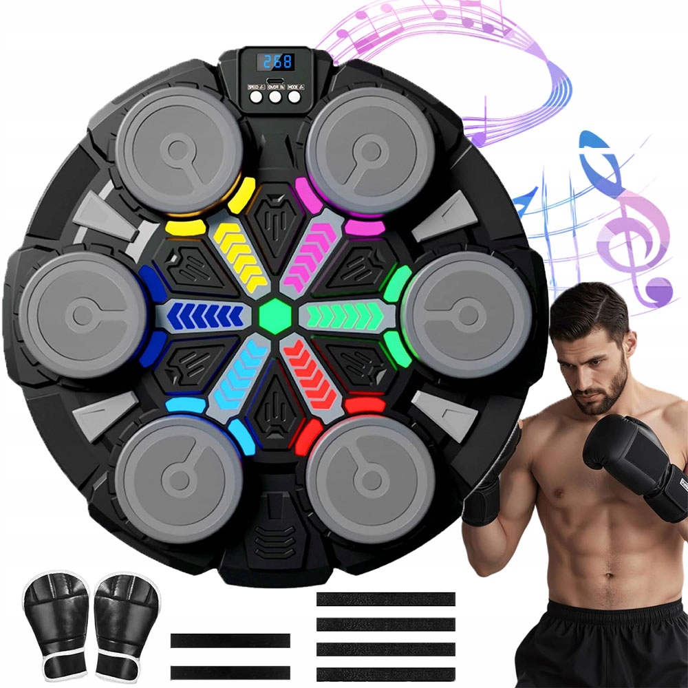 Music Boxing Machine Bluetooth Režim rytmu a boje 6 úrovní 5 rychlostních stupňů dárek