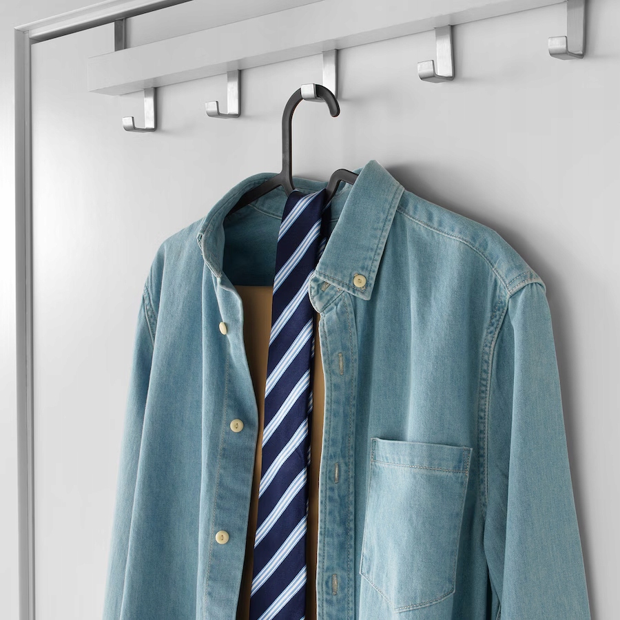 IKEA wieszak SPRUTTIG wieszaki czarny ZESTAW 30 SZTUK EAN (GTIN) 80098317079006