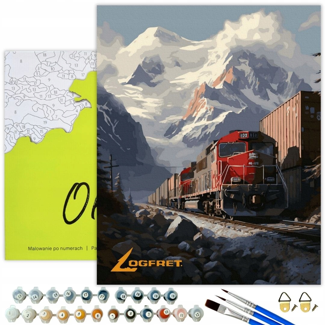 Malování Podle Čísel Krajina Obrazy pro malování podle čísel s Rámem