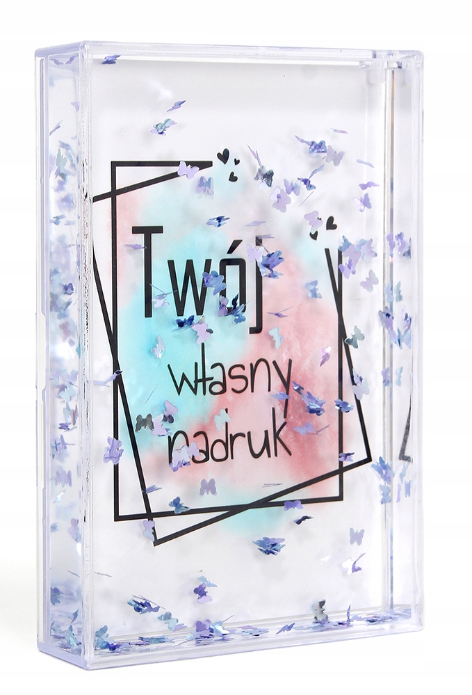 FOTO RAMKA WODNA Z TWOIM WŁASNYM NADRUKIEM ZDJĘCIEM NAPISEM LOGO MOTYLE Marka inna