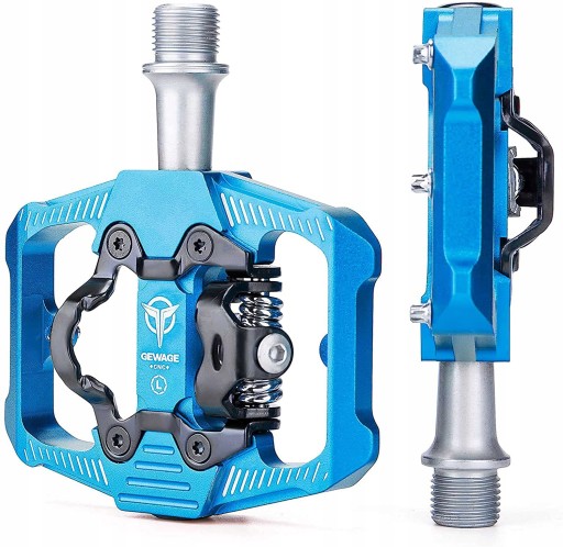 PEDAŁY MTB ROWEROWE PLATFORMOWE z SPD dwustronne