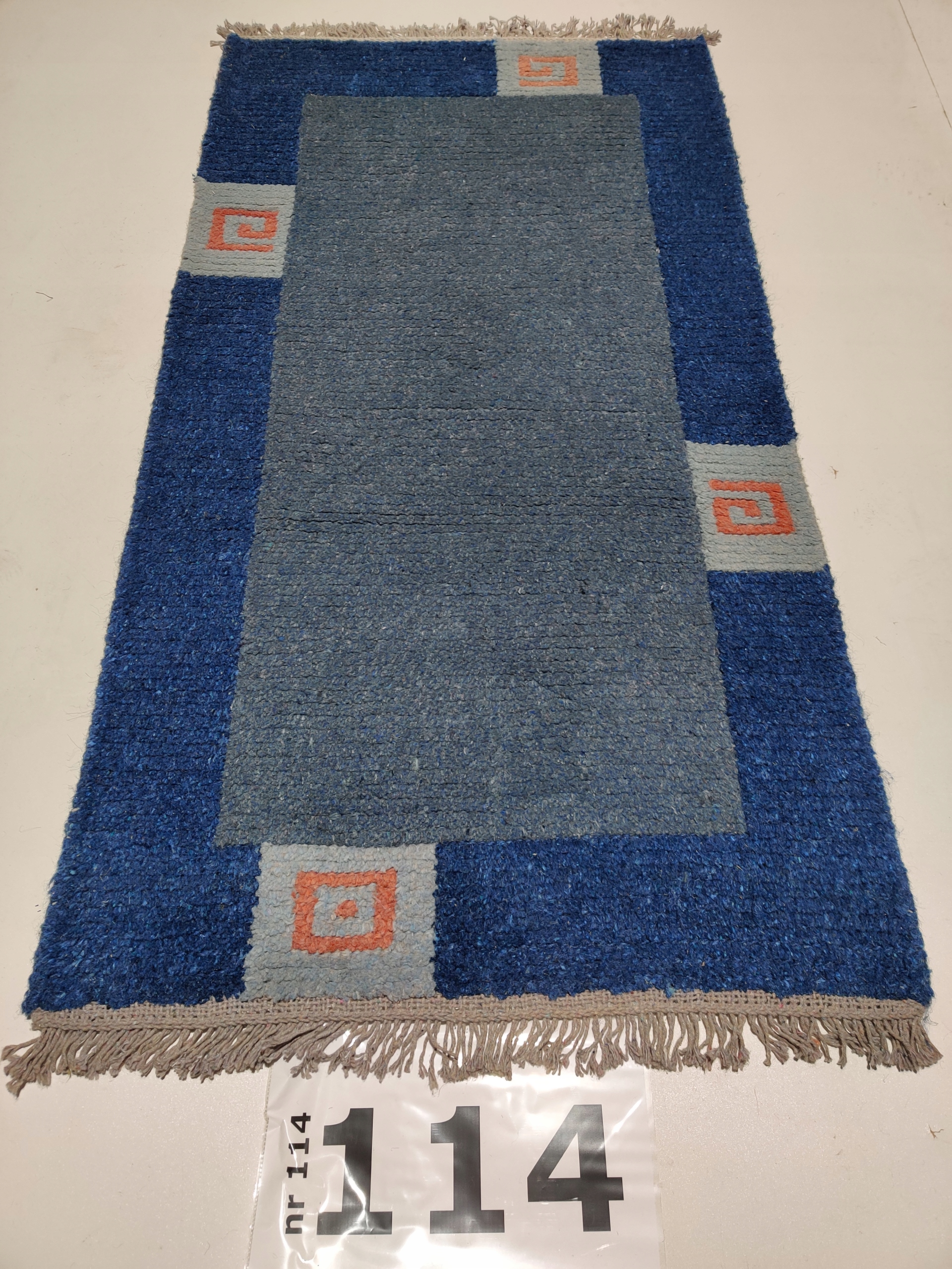 Bardzo gruby ciepły 100% Naturalny Dywan Wełniany 70x140 BOHO Handmade Rodzaj pleciony