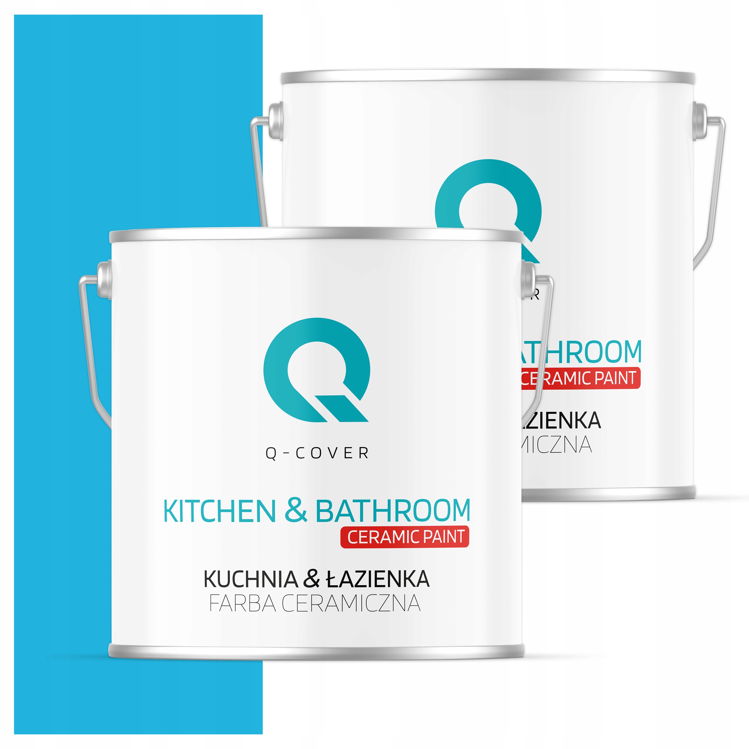 Farba do kuchyne a kúpeľne Umývateľná 5L Hlboká matná farba Modrá H0340