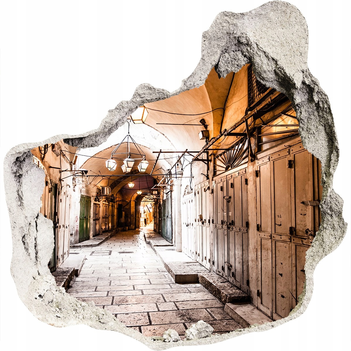 

Fototapeta dziura na ścianę 3d Jerozolima 125x125