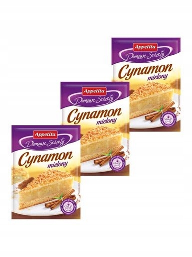 Levně Appetita Domácí tajemství Skořice mletá 3x15g