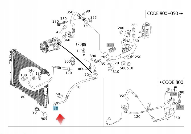 ORING USZCZELKA KLIMATYZACJI MERCEDES A0209977645 Stan opakowania oryginalne