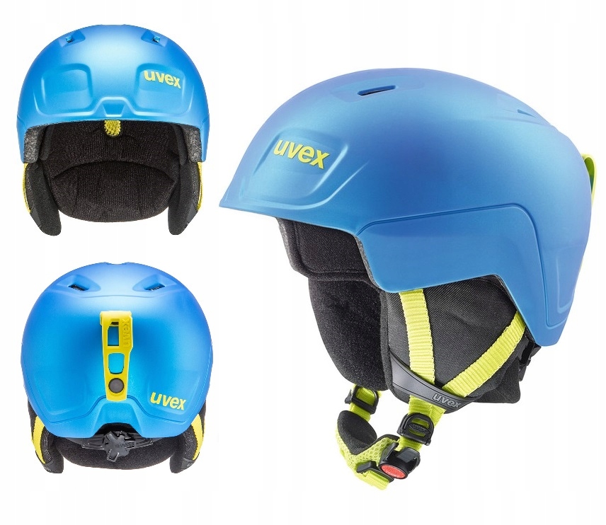 Kask UVEX Manic PRO blue-lime met mat 54-58 cm