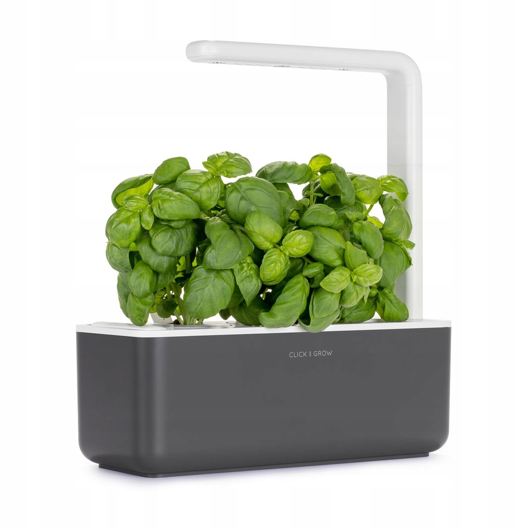 Inteligentna Doniczka na Zioła Smart Garden 3 szara Click and Grow