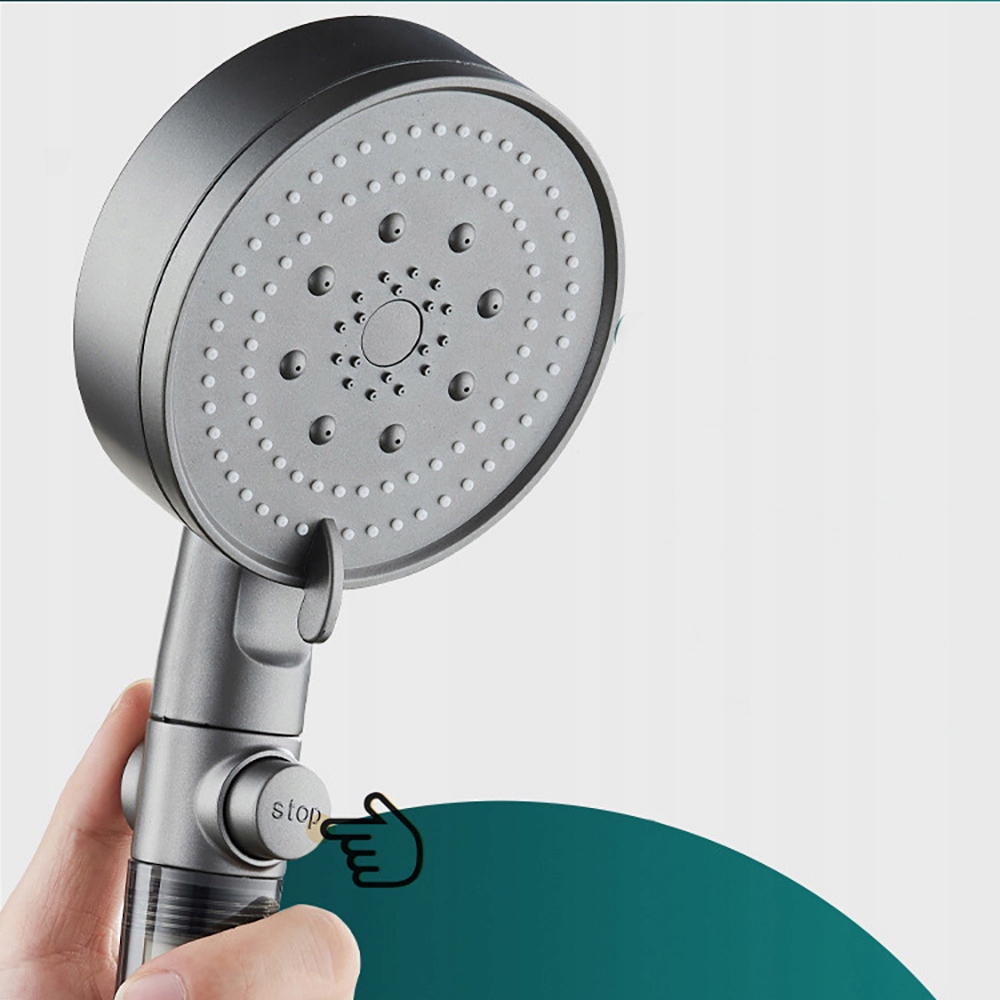 SŁUCHAWKA PRYSZNICOWA +WĄŻ+5xFILTR Kolor inny