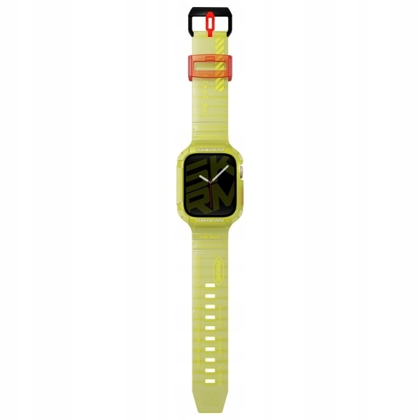 Skinarma pasek+etui Saido 2in1 Apple Watch 45/44mm żółty/yellow neon