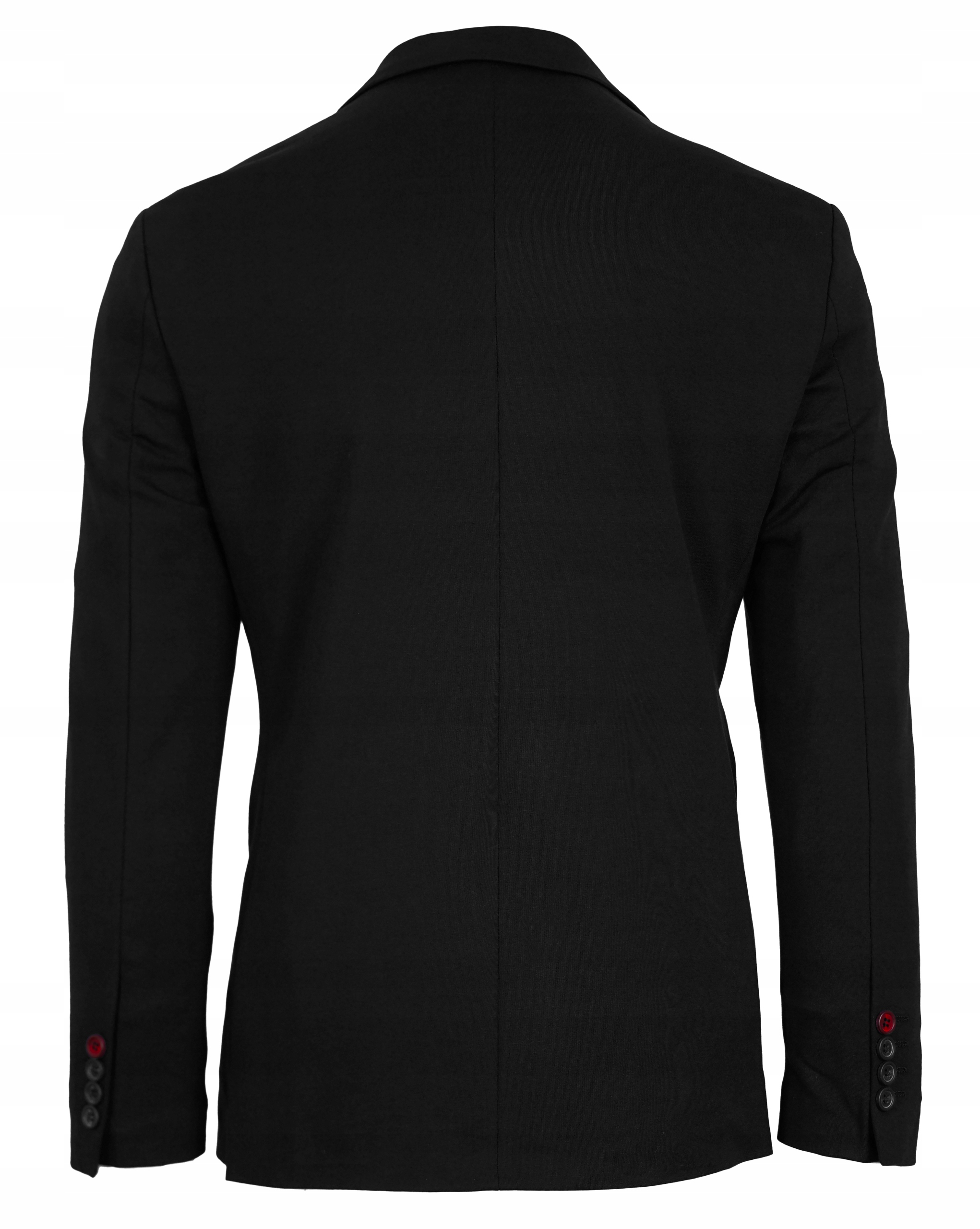 MARYNARKA MĘSKA CZARNA BAWEŁNIANA WIZYTOWA GŁADKA CASUAL TURECKA SLIM 48 Rozmiar 48