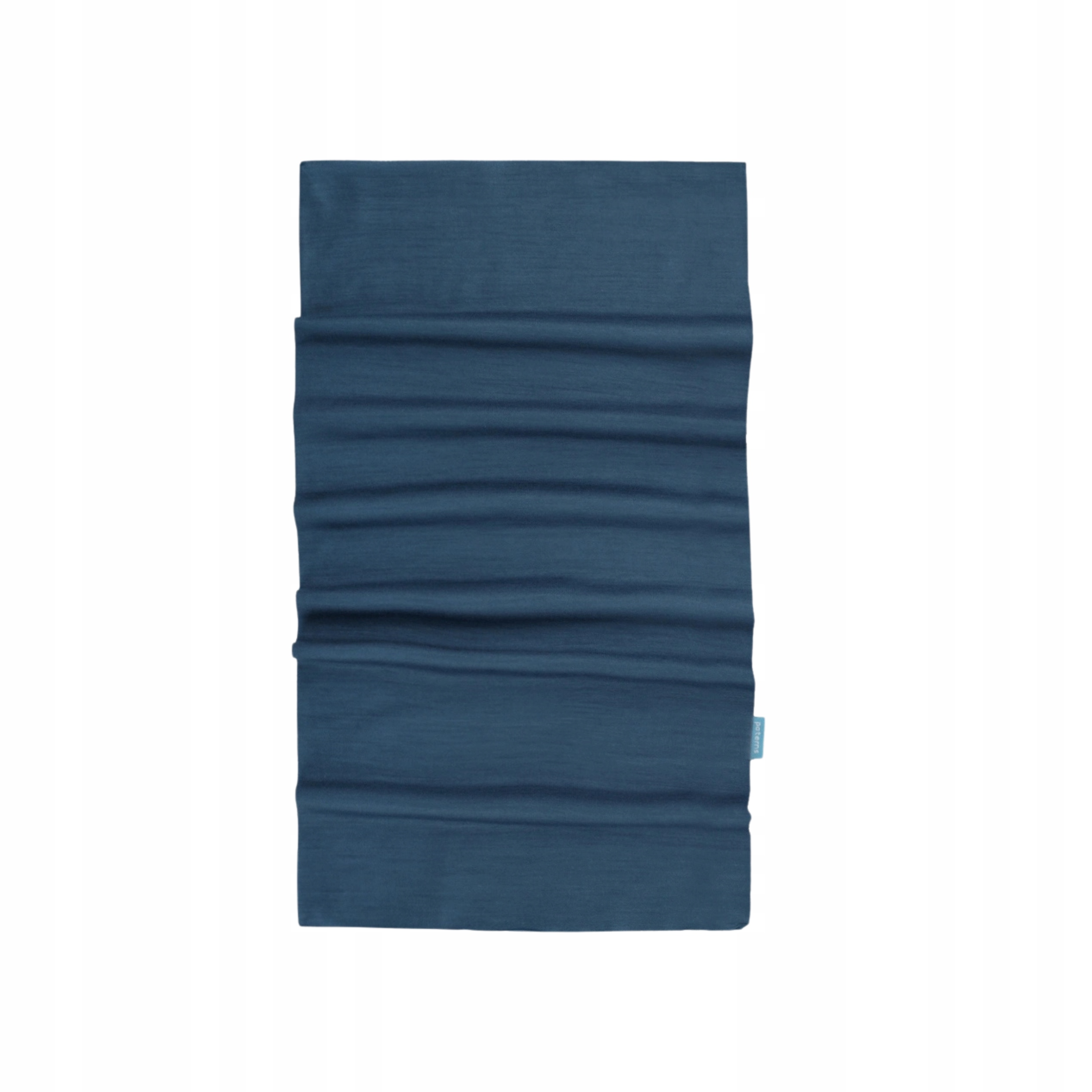 Komin chusta z wełny merino chusta wielofunkcyjna pod szyję petrol