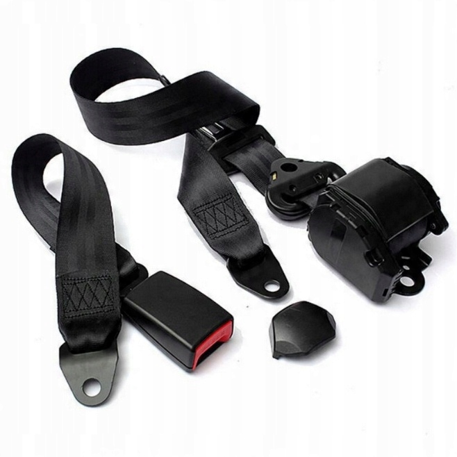 Bezpečnostní Pás S 3-BODOVÝM Zámkem A Sponou