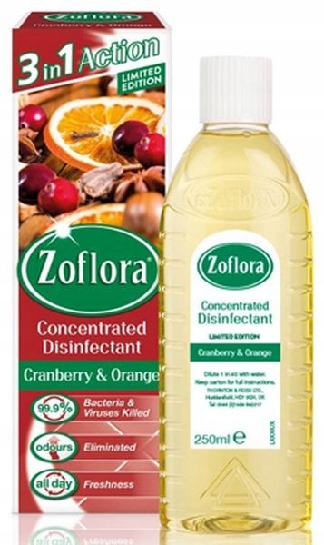 

Zoflora Koncentrat Dezynfekcja Cranbery Orange 250