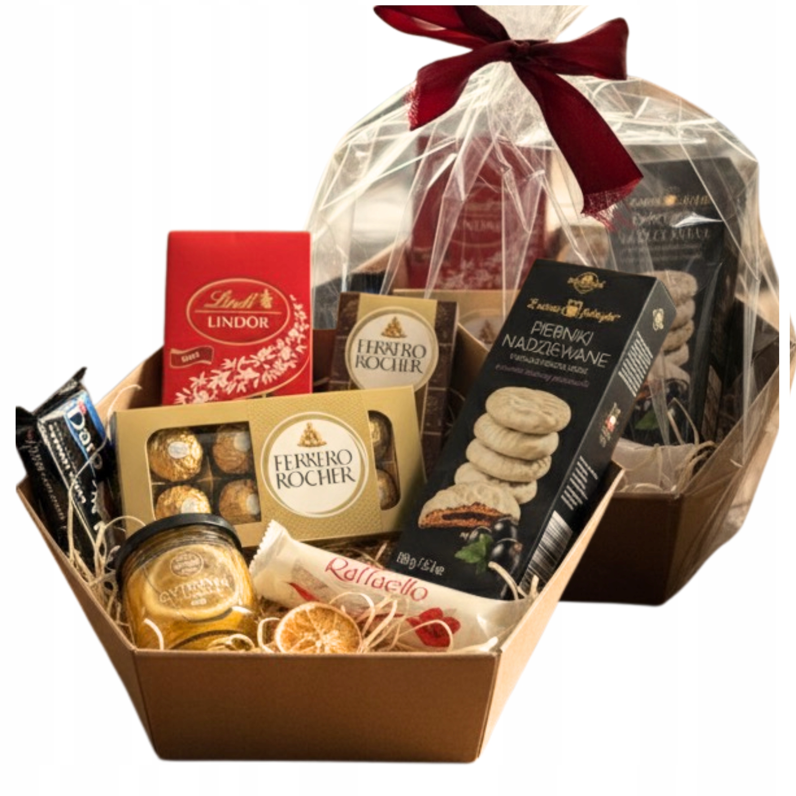 Levně Dárková Sada dárek koš, dárkový box, Koš S Sladkostmi A Jménem