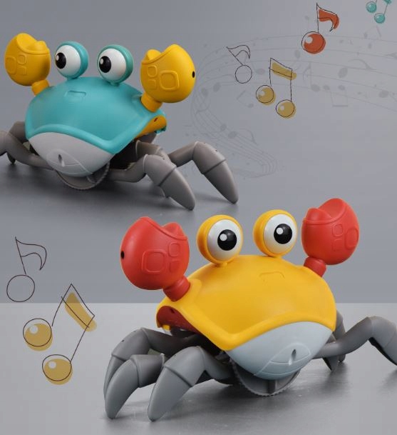 Krab pełzający pomaga raczkować HIT dla niemowląt Marka Kontext