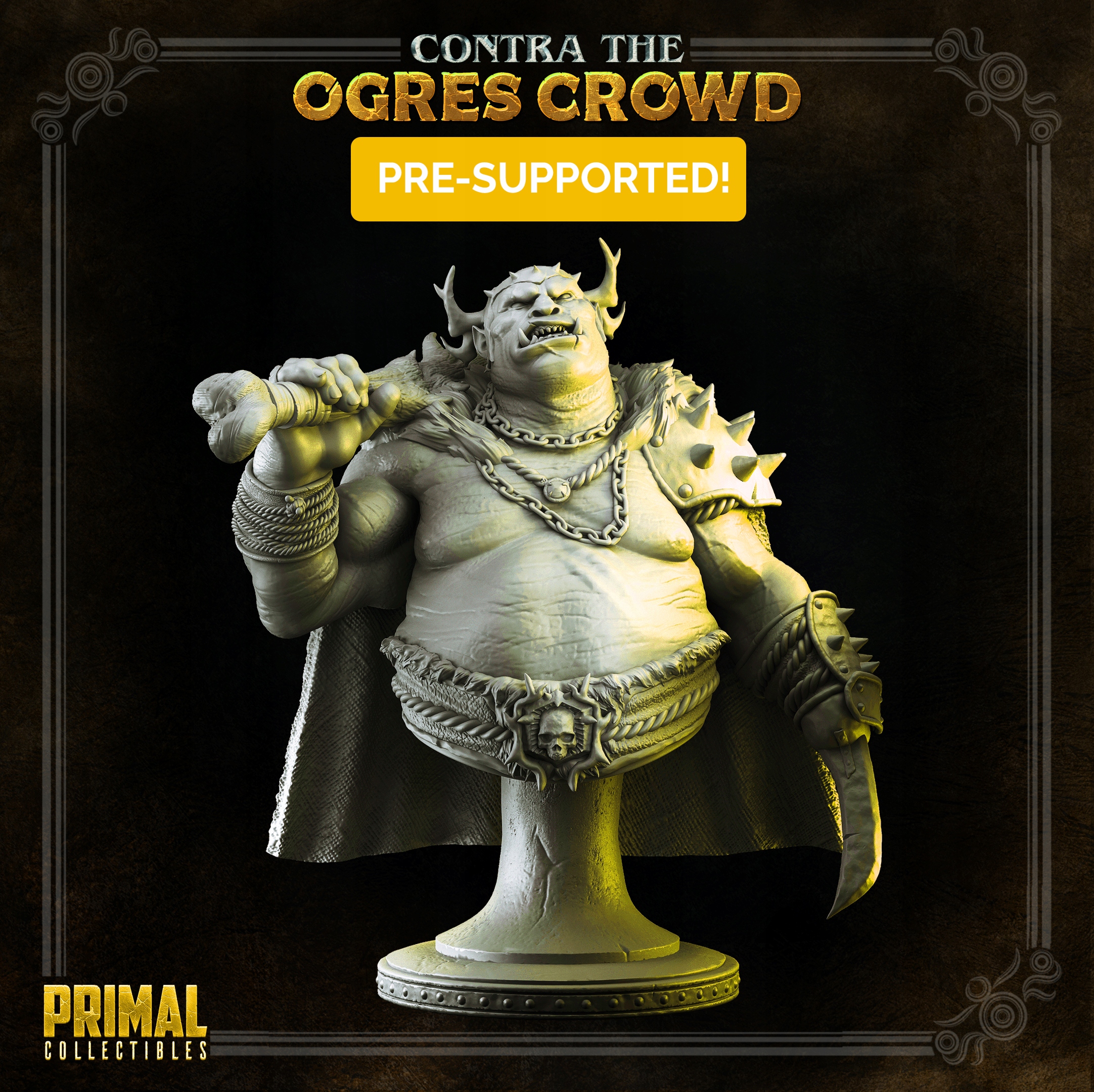 Boss Ogre Lord Gundahar Bust Primal Collectibles