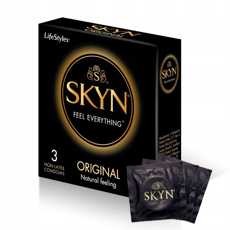 

Prezerwatywy Skyn Original 3 sztuki Nielateksowe