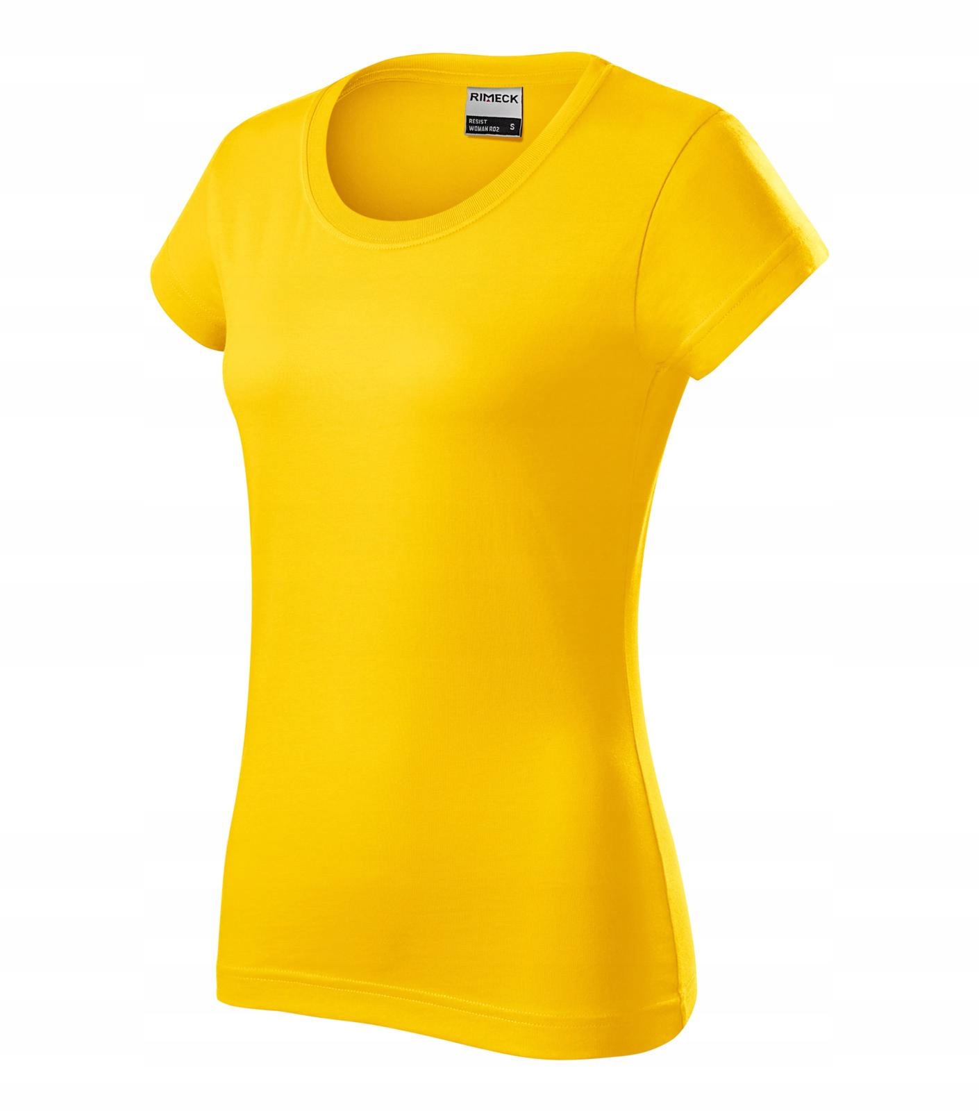 

T-shirt koszulka Damska Rimeck R02 Żółta XL