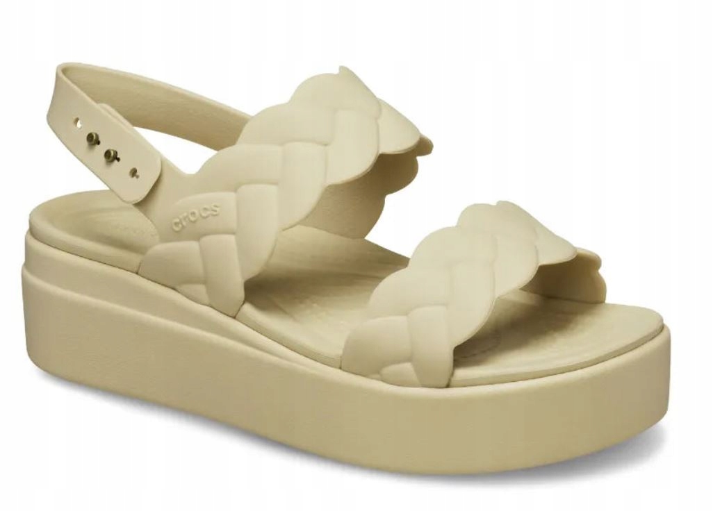 Crocs 209977-212 Brooklyn Woven Low Wedge sandály na klínku W8 38-39