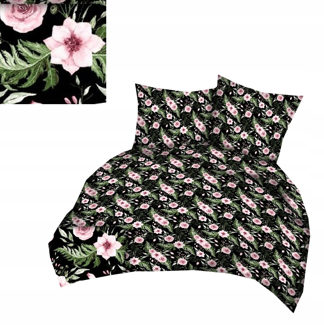 krepové povlečení 140x200 1x70x80 Bavlna 100% Bielawa Produkt Polský Růže