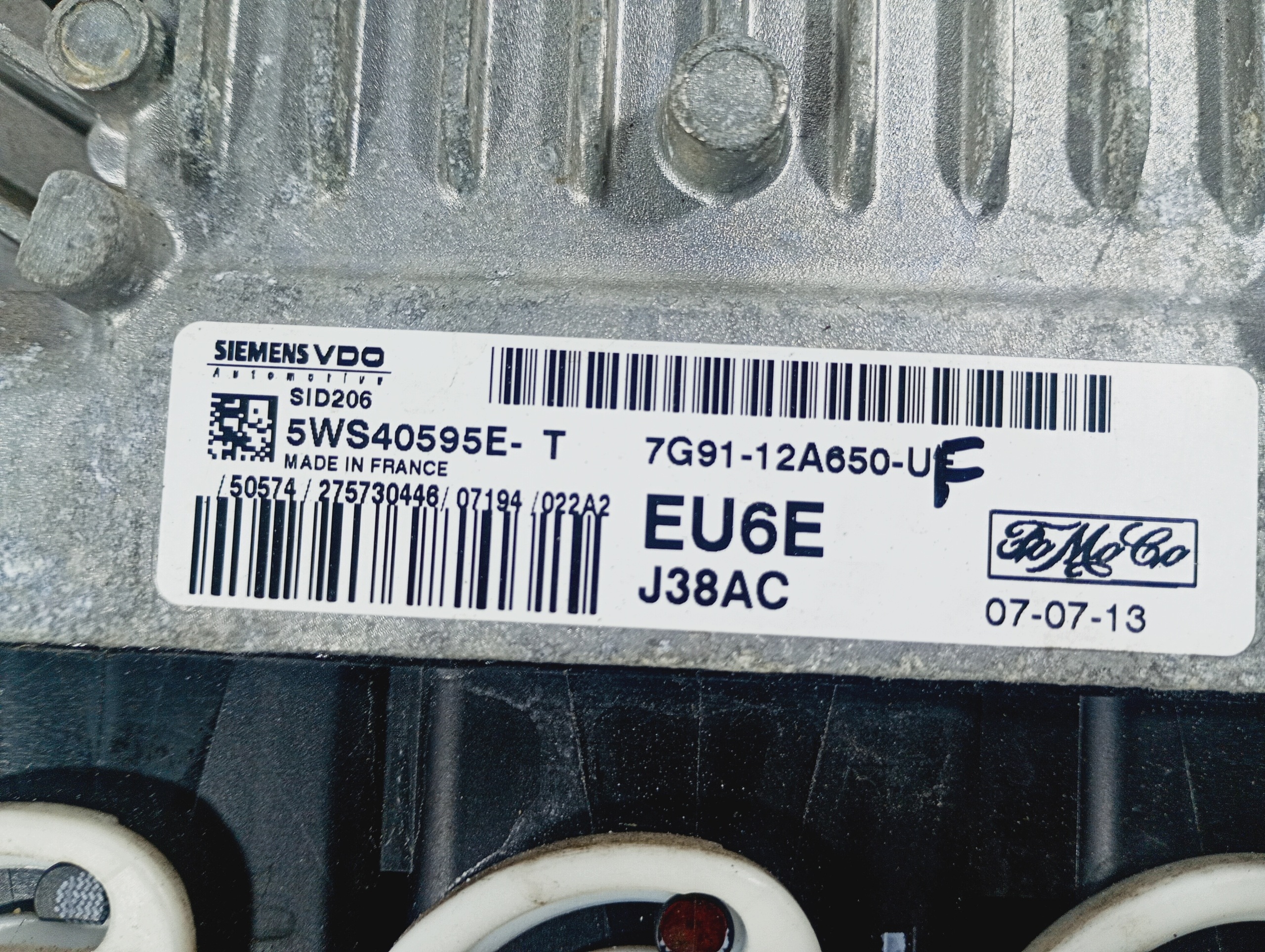 computer control unit of the engine OE 7G9112A650UF Ford Mondeo MK4 07-14