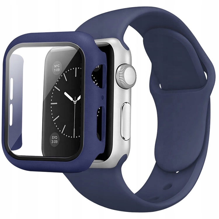 

Obudowa Etui Szkło 2w1 do Apple Watch 40mm + Pasek