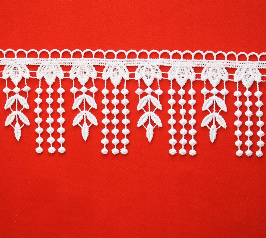 GIPIURA KORONKA 8 cm BIAŁA wzór 421 Marka inna